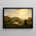 Pascolo nella valle - Robert S. Duncanson — quadro incorniciato alla parete
