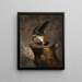 Il avvoltoio e la sua preda - Robert S. Duncanson — quadro incorniciato alla parete
