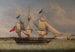 Le Man O' War al largo di Liverpool - Robert Salmon — vista dell’opera