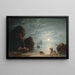 Scène côtière au clair de lune - Robert Salmon — quadro incorniciato alla parete