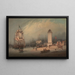 Le Phare Bas de North Shields - Robert Salmon — quadro incorniciato alla parete