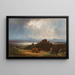 Alla mietitura del fieno - Robert Schietzold — quadro incorniciato alla parete