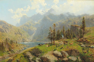 Robert Schultze - Der Murgsee in der Schweiz Glaris.webp
