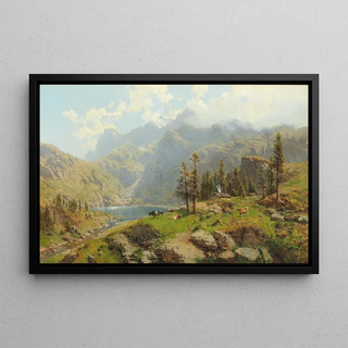 Robert Schultze - The Murgsee in Switzerland Glaris.webp