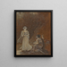 Lysandre si sveglia per vedere Hélène - Robert Smirke — quadro incorniciato alla parete