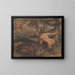 Pan che spia dietro un albero un putto che spara frecce - Robert Smirke — quadro incorniciato alla parete