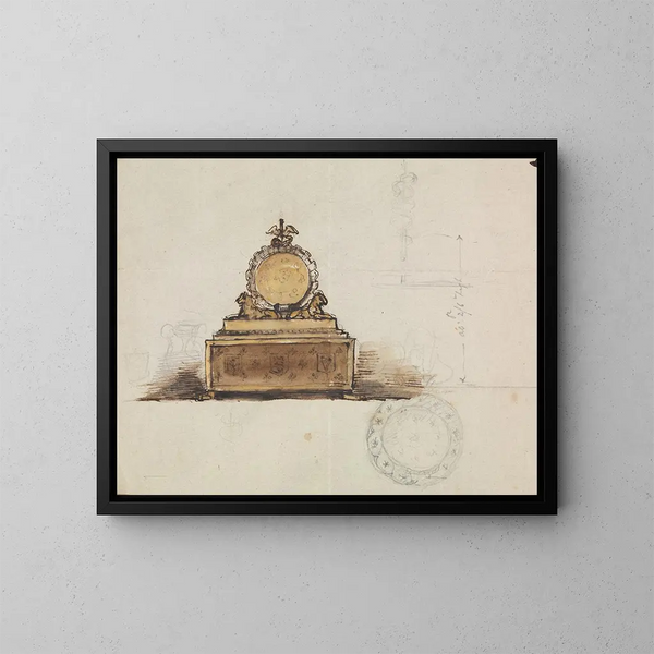 Studio per un mobile - Robert Smirke — quadro incorniciato alla parete