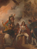 Il conte di Sandwich rifiutando di abbandonare la sua nave durante la battaglia di Solebay - Robert Smirke — vista dell’opera