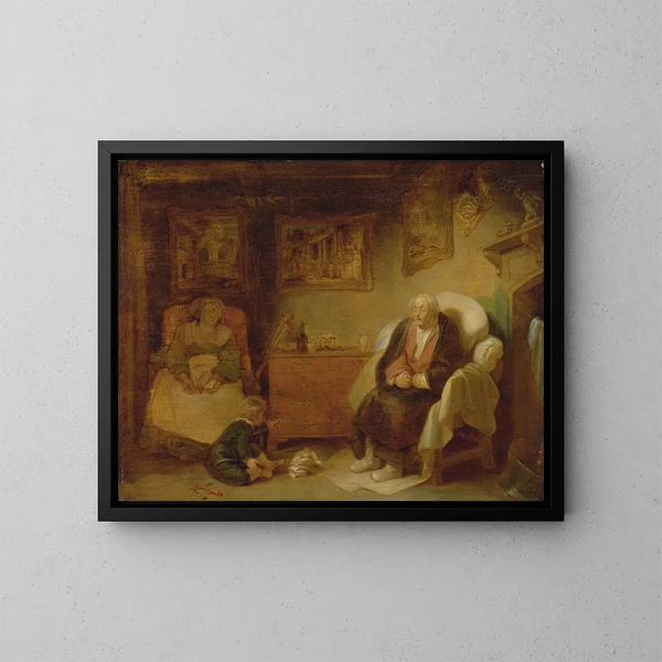 Le sette età dell'uomo, seconda infanzia - Robert Smirke — quadro incorniciato alla parete