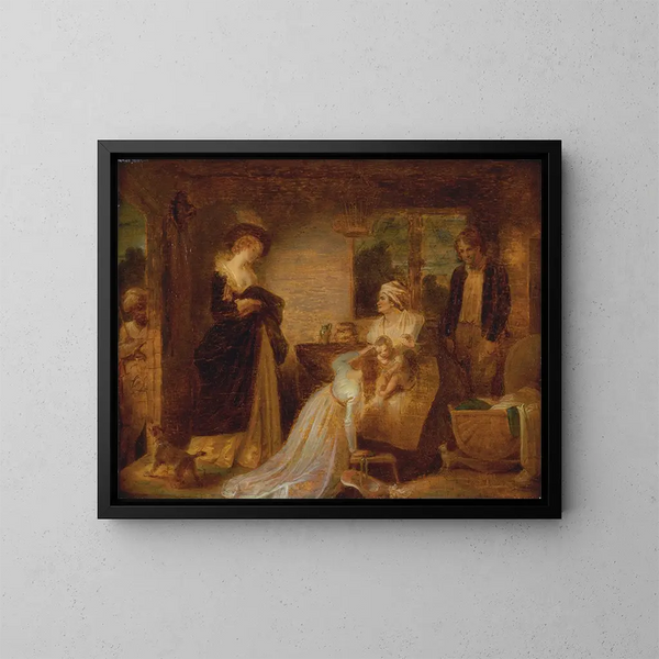 Gli Sette Età dell'Uomo - Robert Smirke — quadro incorniciato alla parete