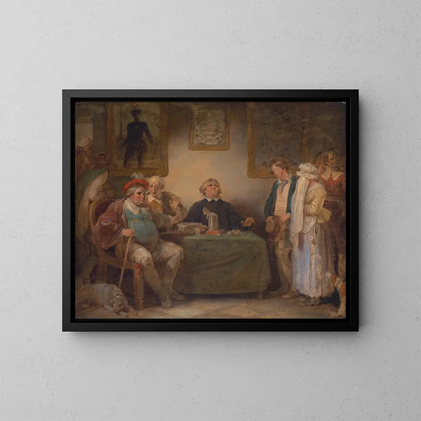 Le sette età dell'uomo - Robert Smirke — quadro incorniciato alla parete