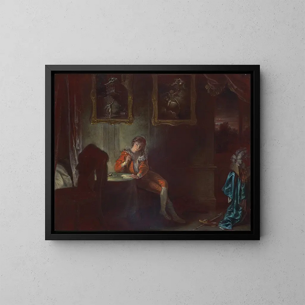 Le sette età dell'uomo - Robert Smirke — quadro incorniciato alla parete