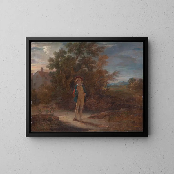 Le sette età dell'uomo: Lo scolaro - Robert Smirke — quadro incorniciato alla parete