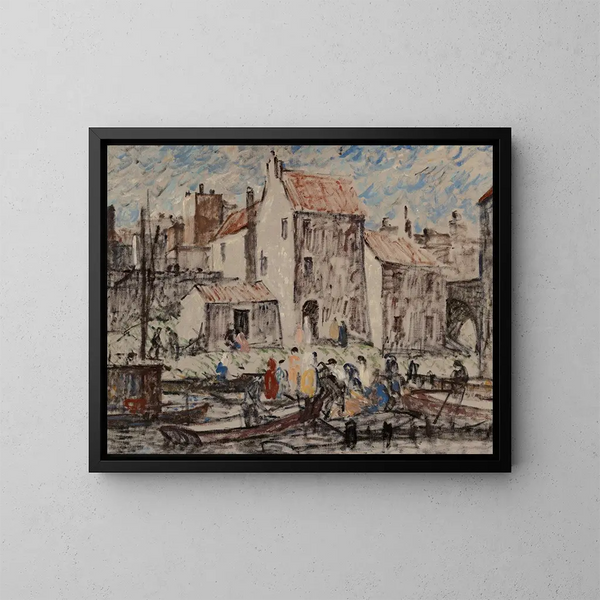 La fête en bateau - Robert Spencer — quadro incorniciato alla parete