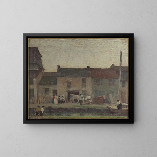 Fine giornata - Robert Spencer — quadro incorniciato alla parete