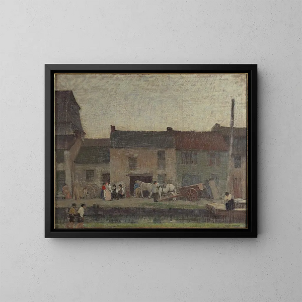 Fine giornata - Robert Spencer — quadro incorniciato alla parete