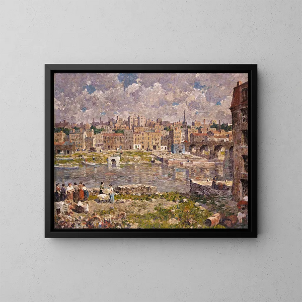L'altra riva - Robert Spencer — quadro incorniciato alla parete