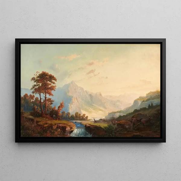 Robert Swain Gifford - Mountain Stream.webp