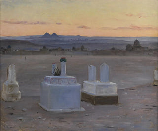 Vista del Cairo al crepuscolo - Robert Thegerström — vista dell’opera