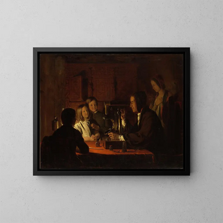 Robert Walter Weir - The Microscope.webp