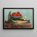 Trota, pernice, pomodori - Robert Wilkie — quadro incorniciato alla parete