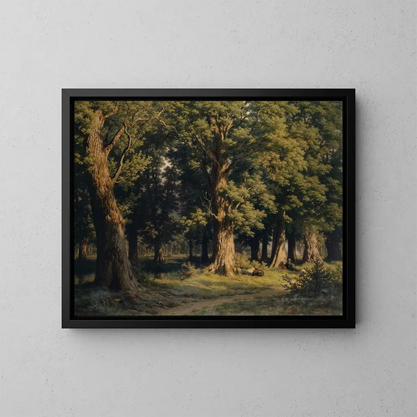 Bosquet près de Lucerne - Robert Zünd — quadro incorniciato alla parete