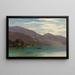 Lago dei Quattro Cantoni - Robert Zünd — quadro incorniciato alla parete