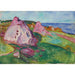 Riproduzione del dipinto Rocce rosse vicino ad Åsgårdstrand - Edvard Munch