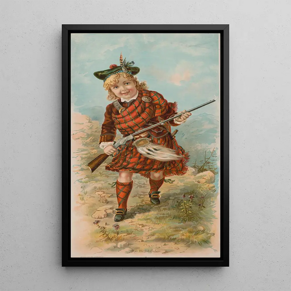 Le montagnard - Rode Brand — quadro incorniciato alla parete
