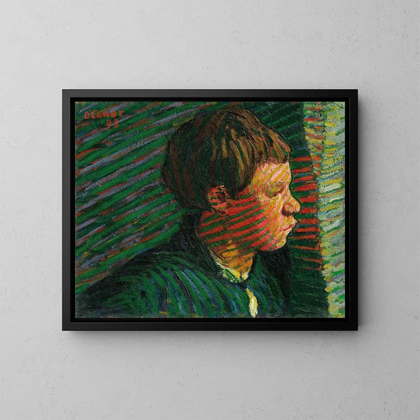 ragazzo bretone di profilo - Roderic O'Conor — quadro incorniciato alla parete