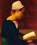 Fille bretonne lisant - Roderic O'Conor — vista dell’opera
