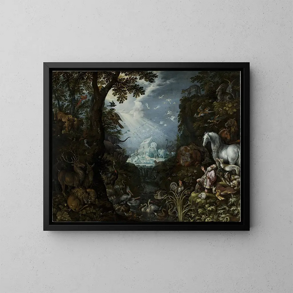 L'Arca di Noé - Roelant Savery — quadro incorniciato alla parete