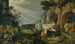 Paesaggio paradisiaco con cavalli, mucche, capre e pastori - Roelant Savery — vista dell’opera