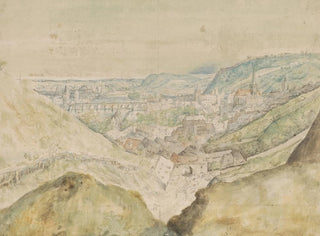 Vista della città di Praga - Roelant Savery — vista dell’opera