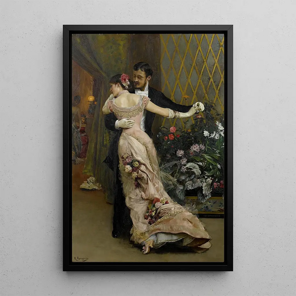 La Fin du bal - Rogelio de Egusquiza — quadro incorniciato alla parete