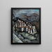 Ville francese su una collina - Roger de La Fresnaye — quadro incorniciato alla parete