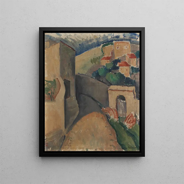 Paesaggio - Roger de La Fresnaye — quadro incorniciato alla parete