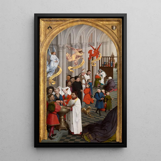 Rogier van der Weyden - Baptism Confirmation and Confession.webp