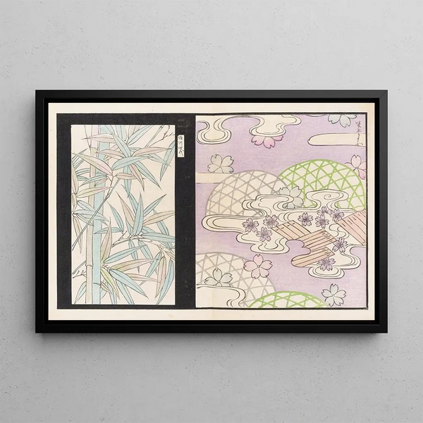 Shinsen moyo no shiori Pl09 - Rokkaku Shisui — quadro incorniciato alla parete