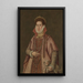 Portrait d'une femme - Roland de Moys — quadro incorniciato alla parete