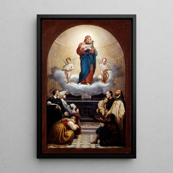 Le Bon Pasteur - Romain Cazes — quadro incorniciato alla parete
