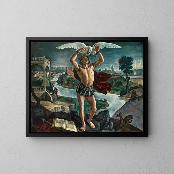 Leggenda della corona - Roman Kramsztyk — quadro incorniciato alla parete