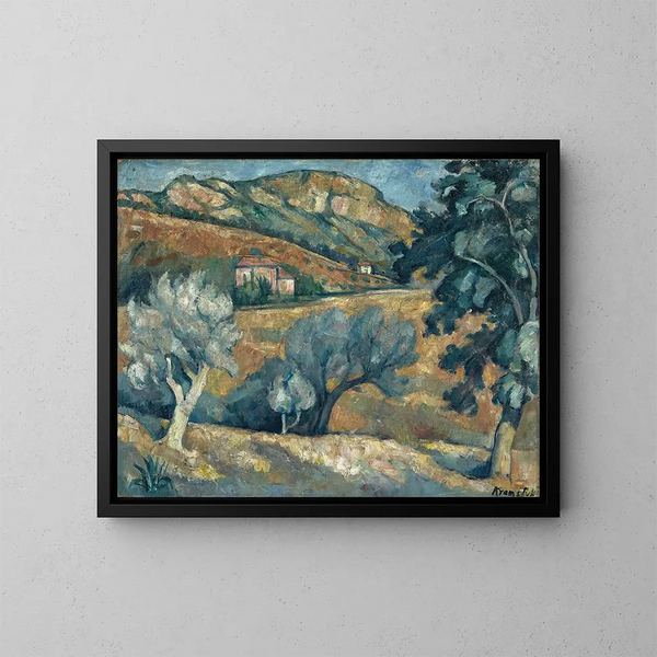 Paesaggio in Provenza - Roman Kramsztyk — quadro incorniciato alla parete