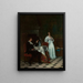 Scène al angolo del camino - Roman Padlewski — quadro incorniciato alla parete