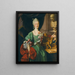 Ritratto di una donna nobile - Scuola di Roma — quadro incorniciato alla parete