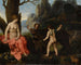 dei putti che presentano a Venere il cinghiale che ha ucciso Adone - Scuola di Roma — vista dell’opera