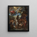 La Flagellazione di Cristo - Scuola di Roma — quadro incorniciato alla parete