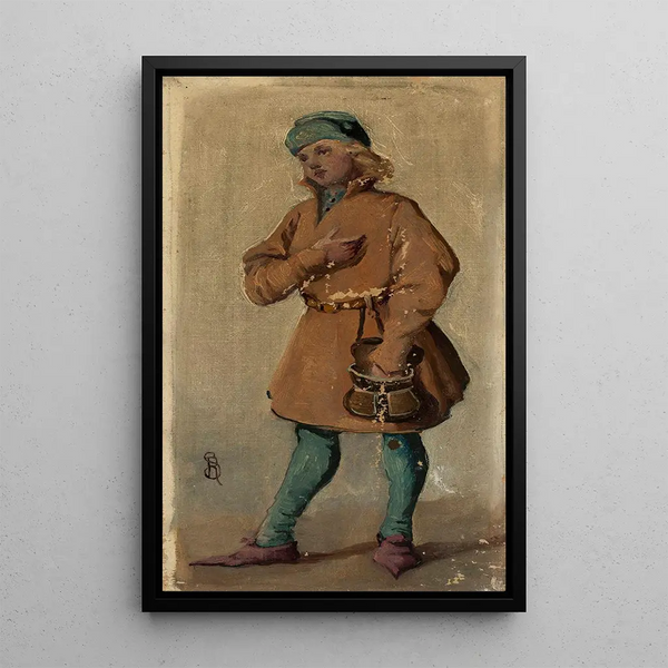 Studente - Roman Szwojnicki — quadro incorniciato alla parete