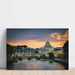 Roma e il Vaticano nella melodia della sera | Decorazione fotografica dell'Italia
