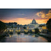 Roma e il Vaticano nella melodia della sera | Decorazione fotografica dell'Italia